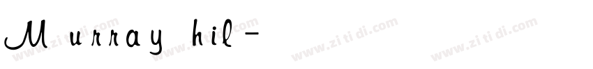 Murray hil字体转换